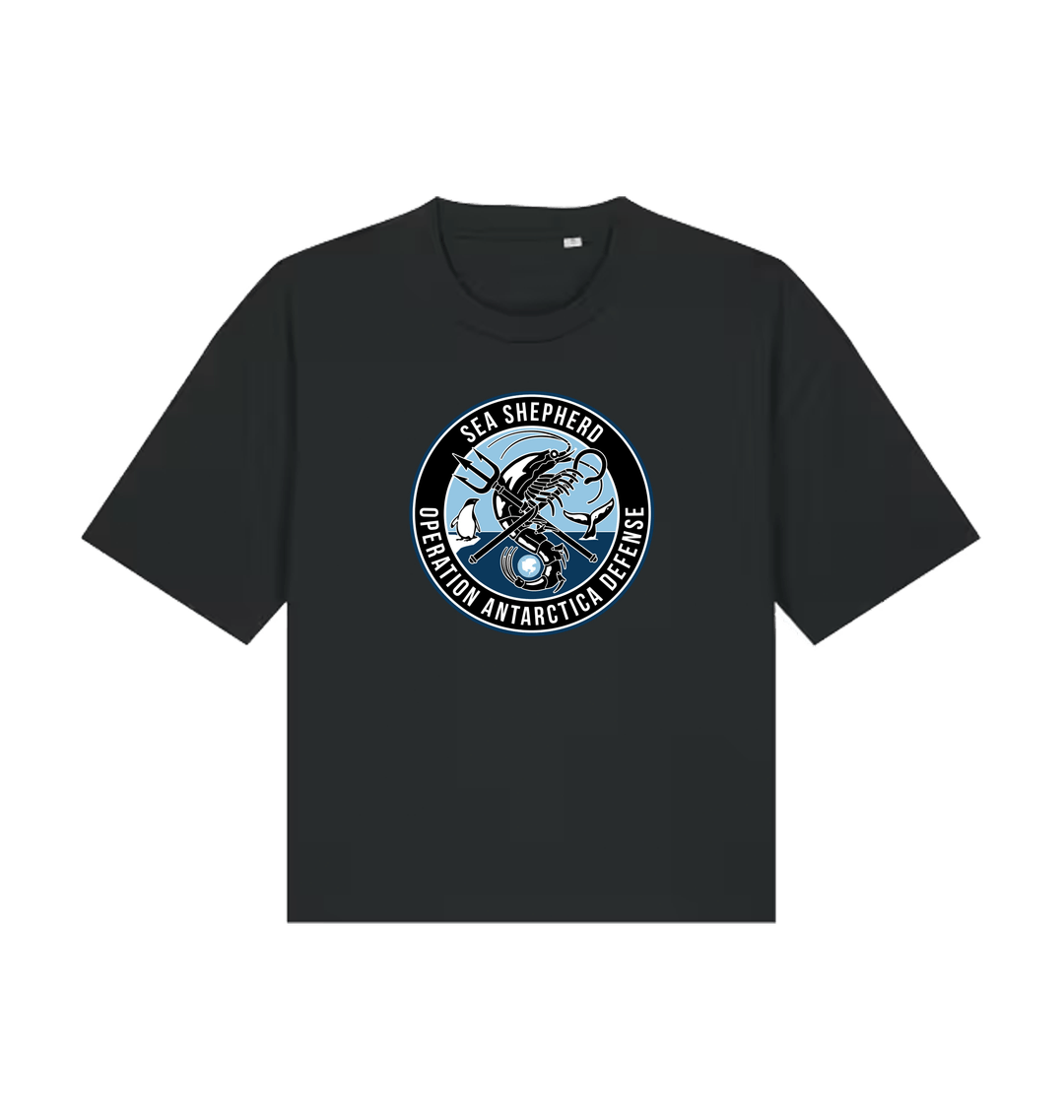 Black Printed T-shirt Front